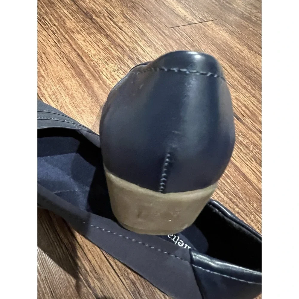 BareTraps Malia Women's Slip On Wedge Shoes Size 10 M  EUC Dark Blue
